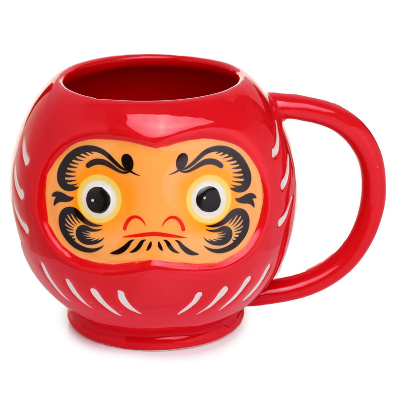 View Ceramic Shaped Head Mug Japanese Daruma information