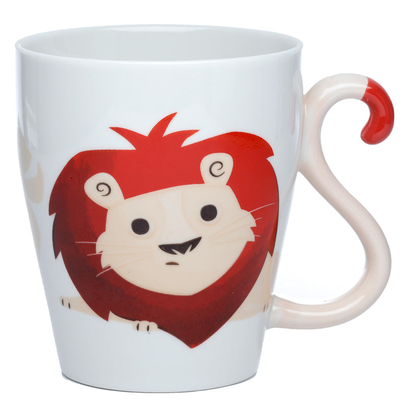 View Lion Zooniverse Ceramic Tail Shaped Handle Mug information