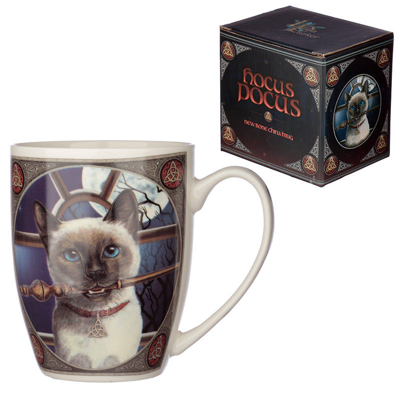 View Lisa Parker Porcelain Mug Hocus Pocus Cat Design information