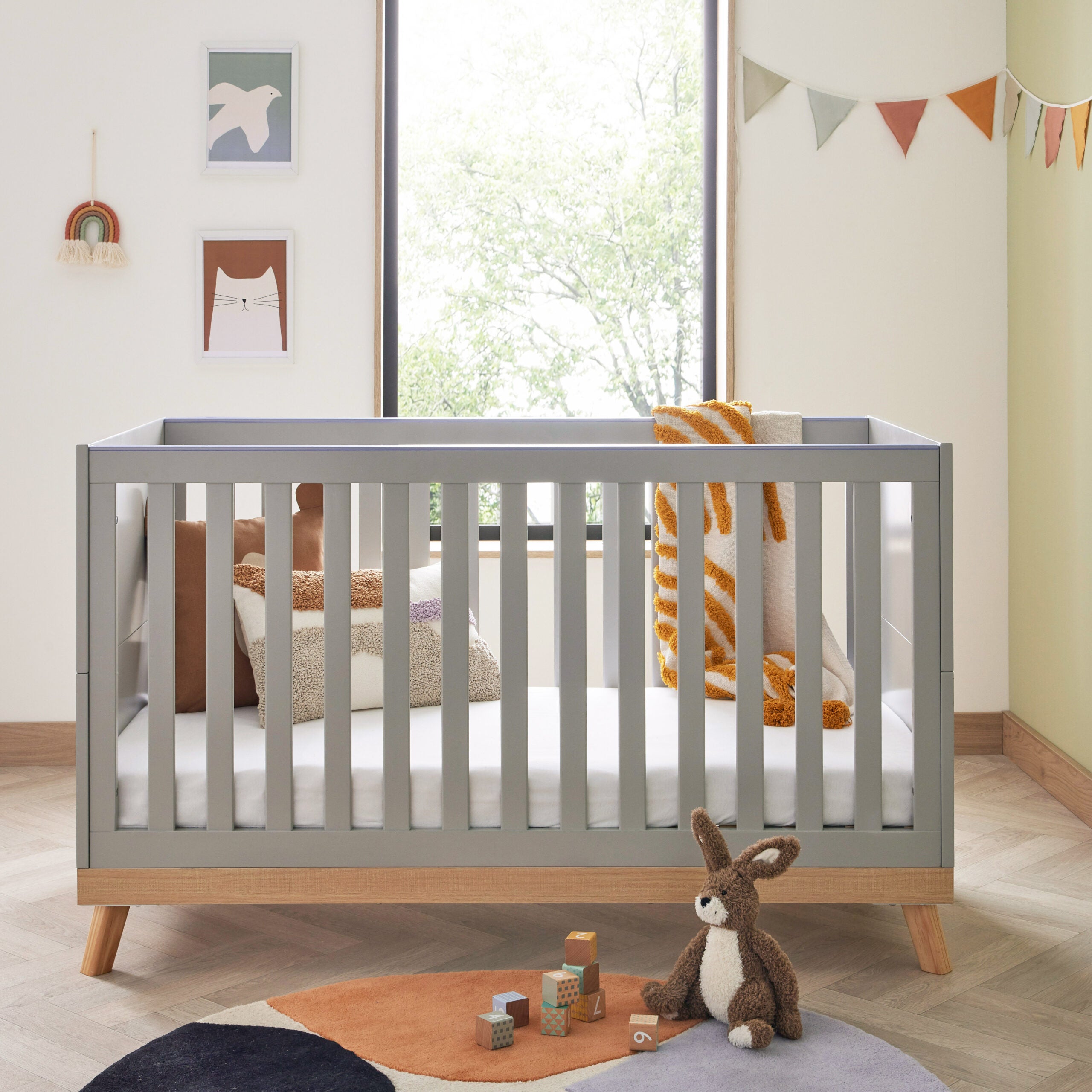 View Mona Cot Bed Grey information