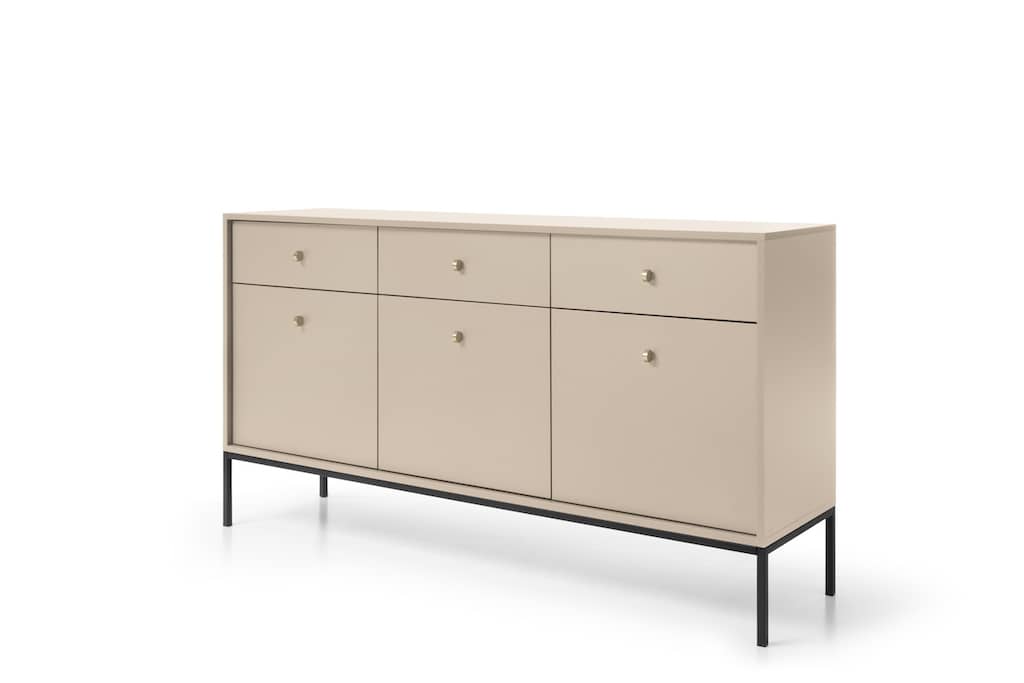 View Mono Large Sideboard Cabinet Beige 154cm information