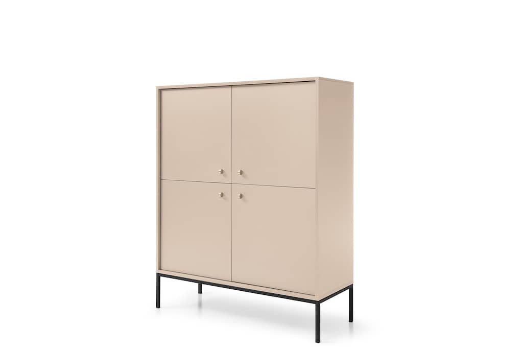 View Mono Highboard Cabinet Beige 104cm information