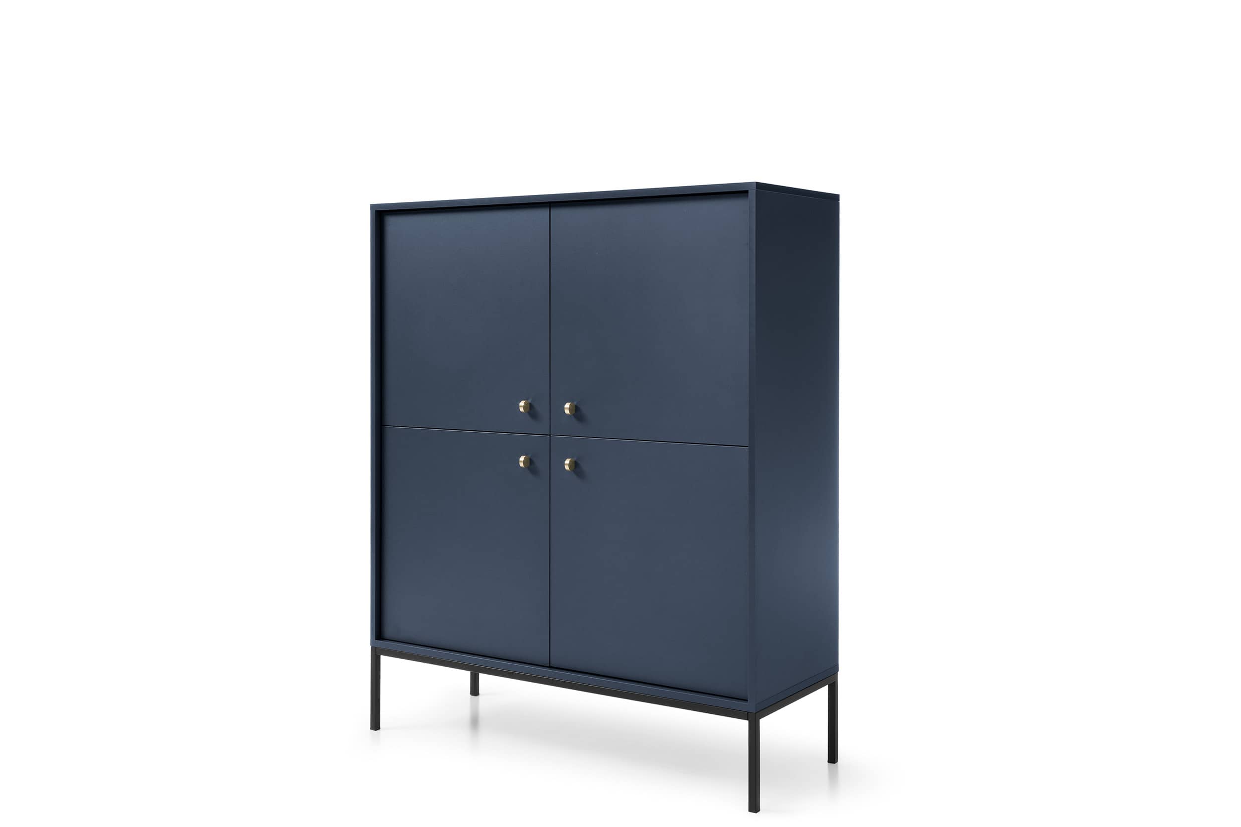 View Mono Highboard Cabinet Navy 104cm information