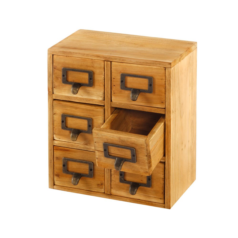 View Storage Drawers 6 drawers 23 x 15 x 27cm information