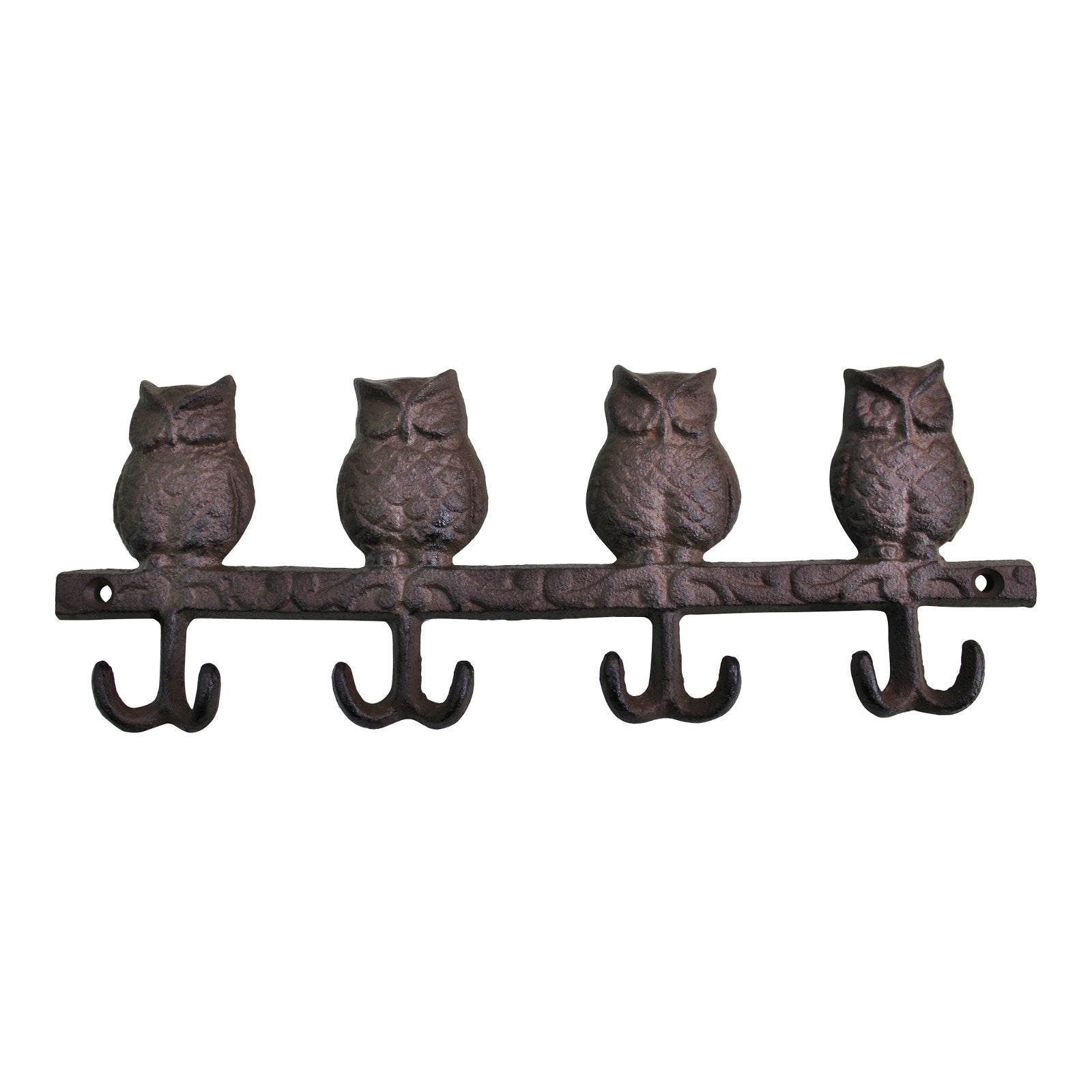 View Rustic Cast Iron Wall Hooks Owls information