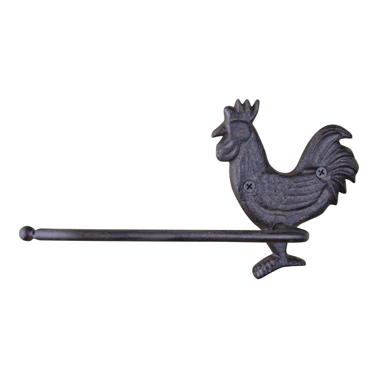 View Cast Iron Rustic Toilet Roll Holder Chicken information