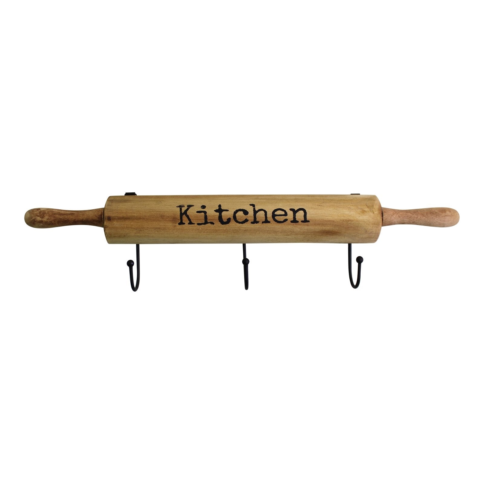 View Kitchen Wall Hooks 4 Hooks with a Rolling Pin Design information