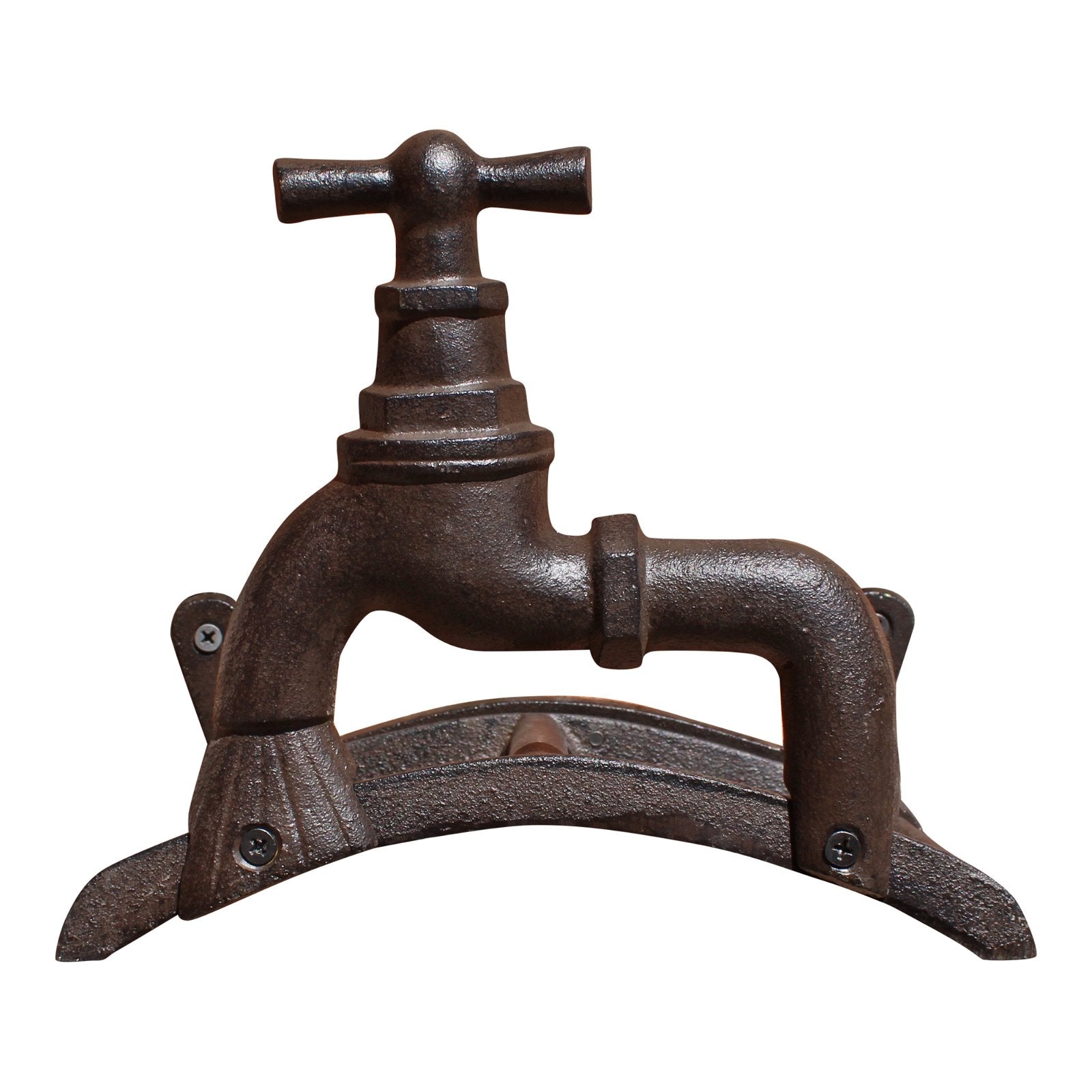 View Rustic Cast Iron Wall Mounted Hosepipe Holder information