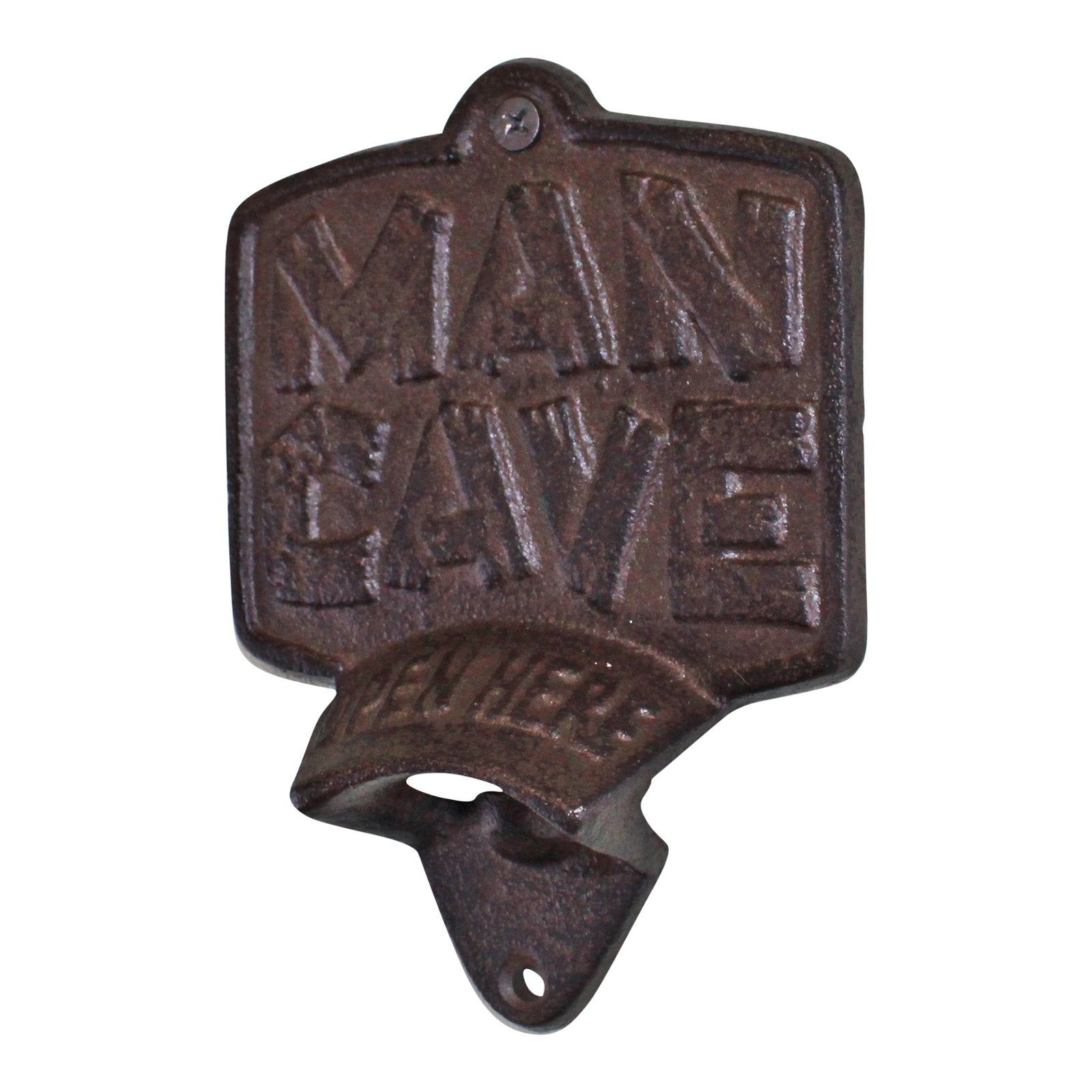 View Cast Iron Wall Mounted Man Cave Bottle Opener information