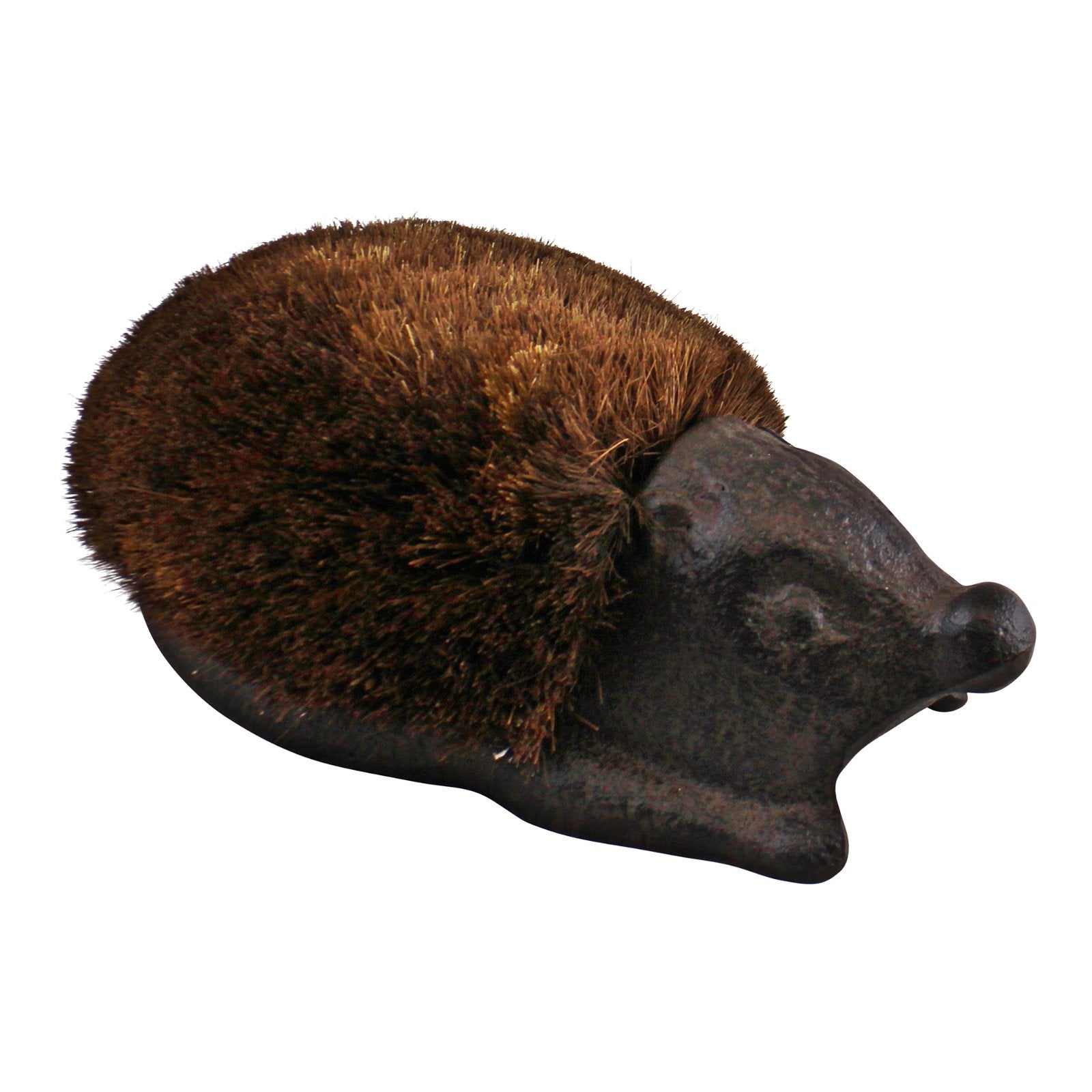 View Cast Iron Garden Boot Brush Hedgehog Design information