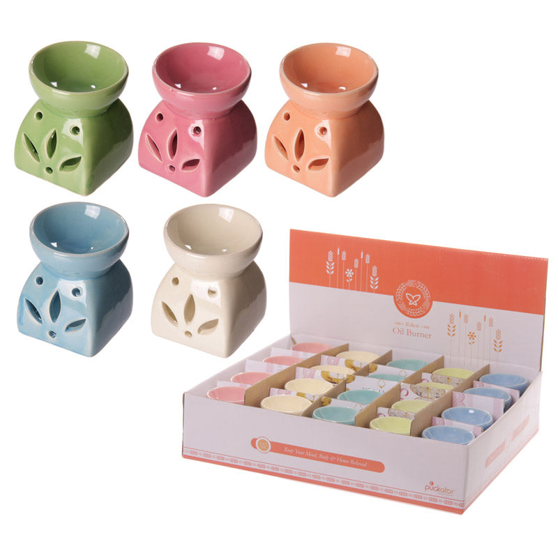 View Decorative Squat Ceramic Simple Coloured Oil Burner information