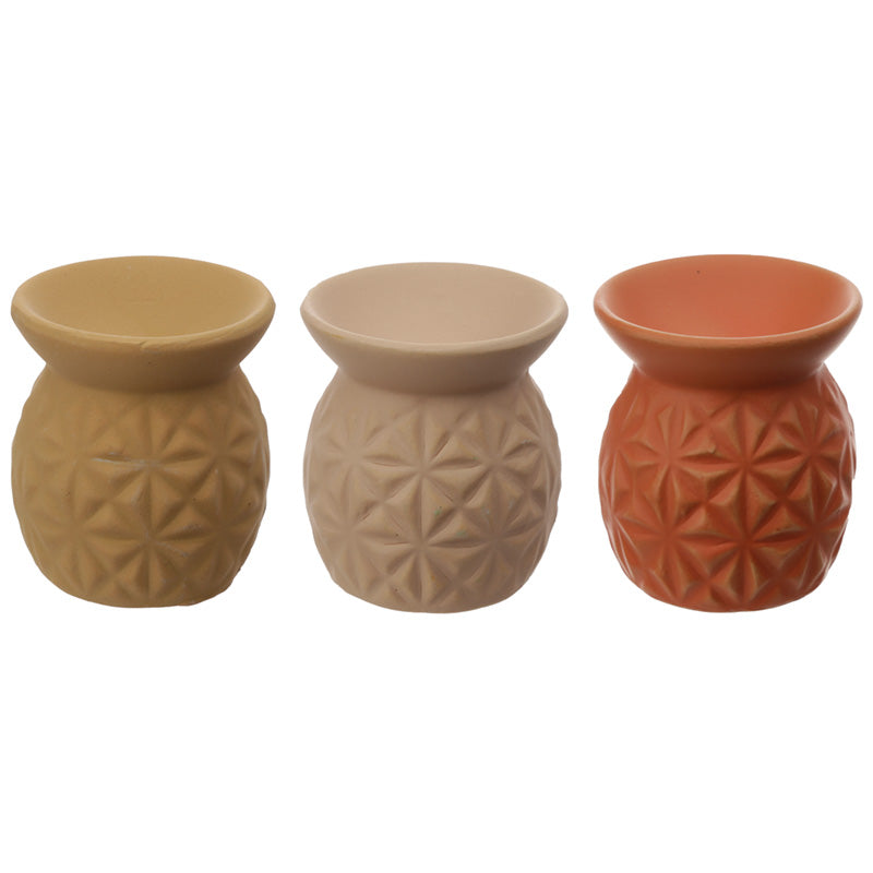 View Embossed Triangle Pattern Ceramic Eden Oil Burner information