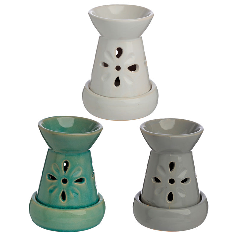 View Flower CutOut Ceramic Eden Oil and Wax Burner information