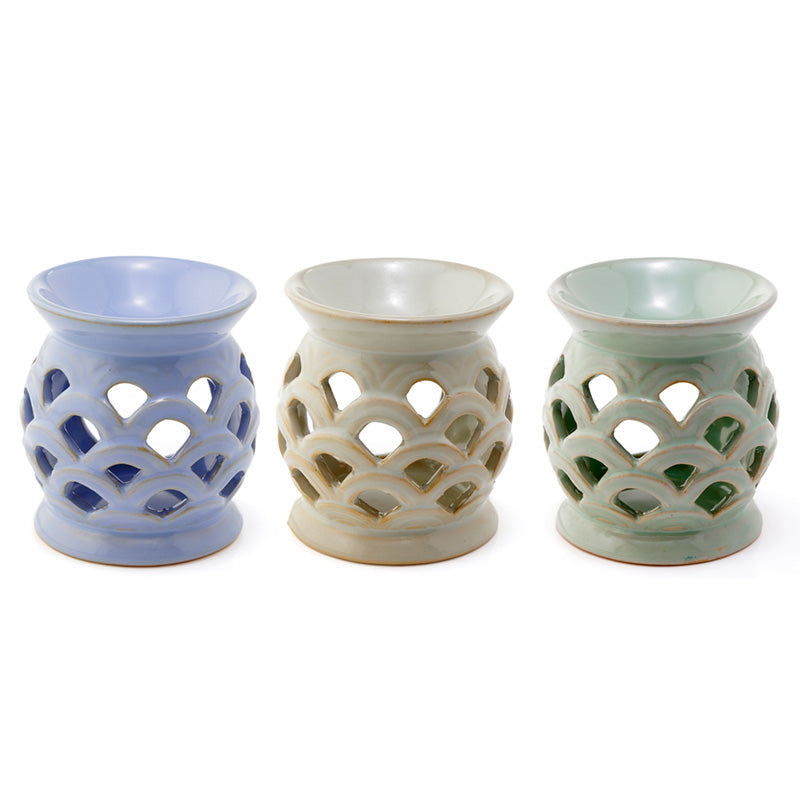 View Ceramic Scallop Cut Out Eden Oil Burner information