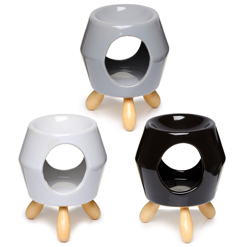 View Ceramic Abstract Eden Oil Burner with Feet information