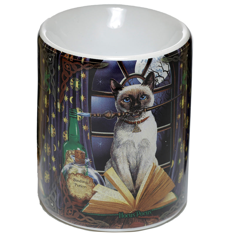 View Ceramic Lisa Parker Oil Burner Hocus Pocus Cat information