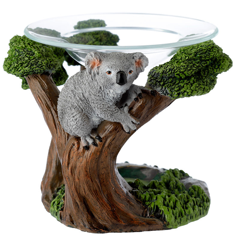 View Koala in Tree Resin Oil and Wax Burner with Glass Dish information