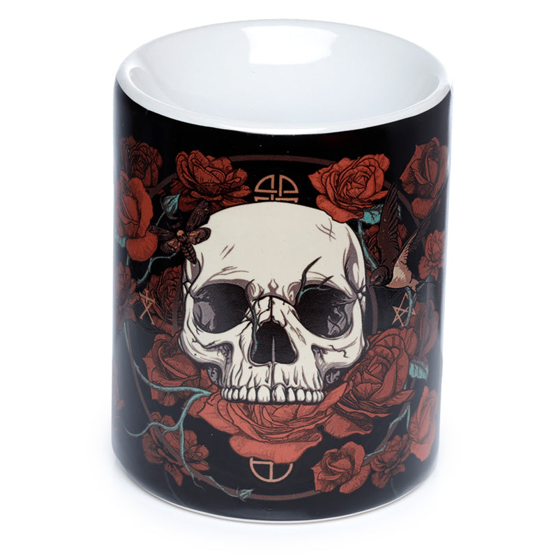 View Skulls Roses Printed Ceramic Oil Burner information