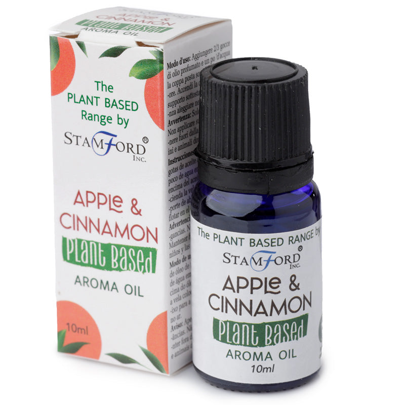 View 6x Premium Plant Based Stamford Aroma Oil Apple Cinnamon 10ml information