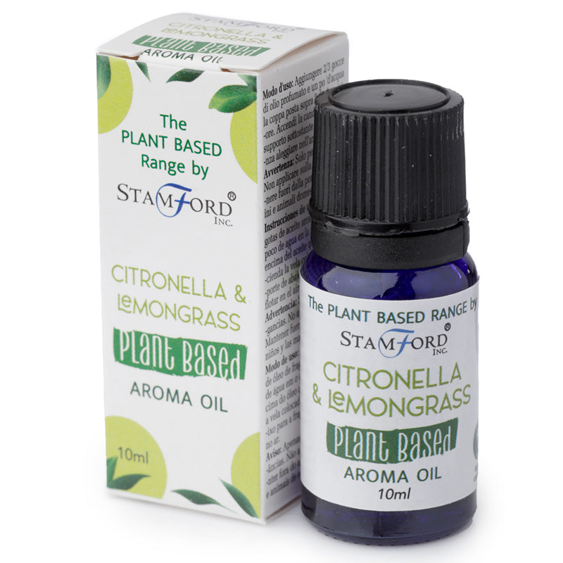 View 6x Premium Plant Based Stamford Aroma Oil Citronella Lemongrass 10ml information