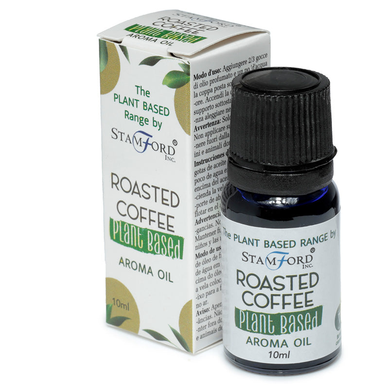 View 6x Premium Plant Based Stamford Aroma Oil Roasted Coffee 10ml information