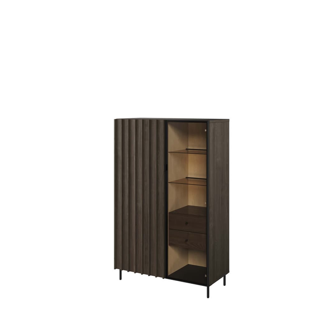 View Piemonte PE06 Display Cabinet 92cm information