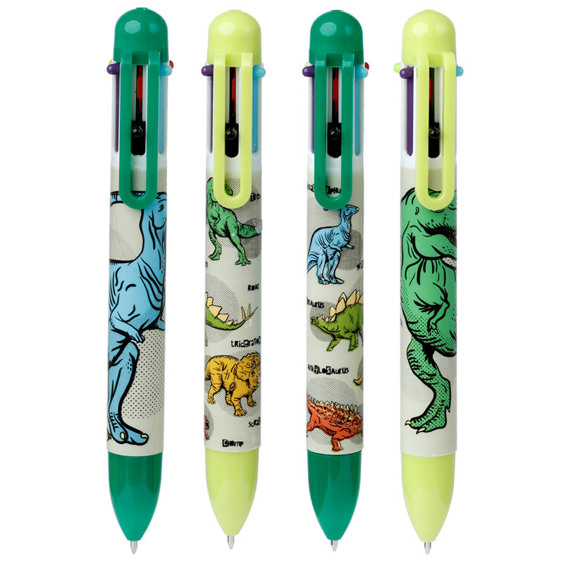 View Multi Colour Pen 6 Colours Dinosauria information