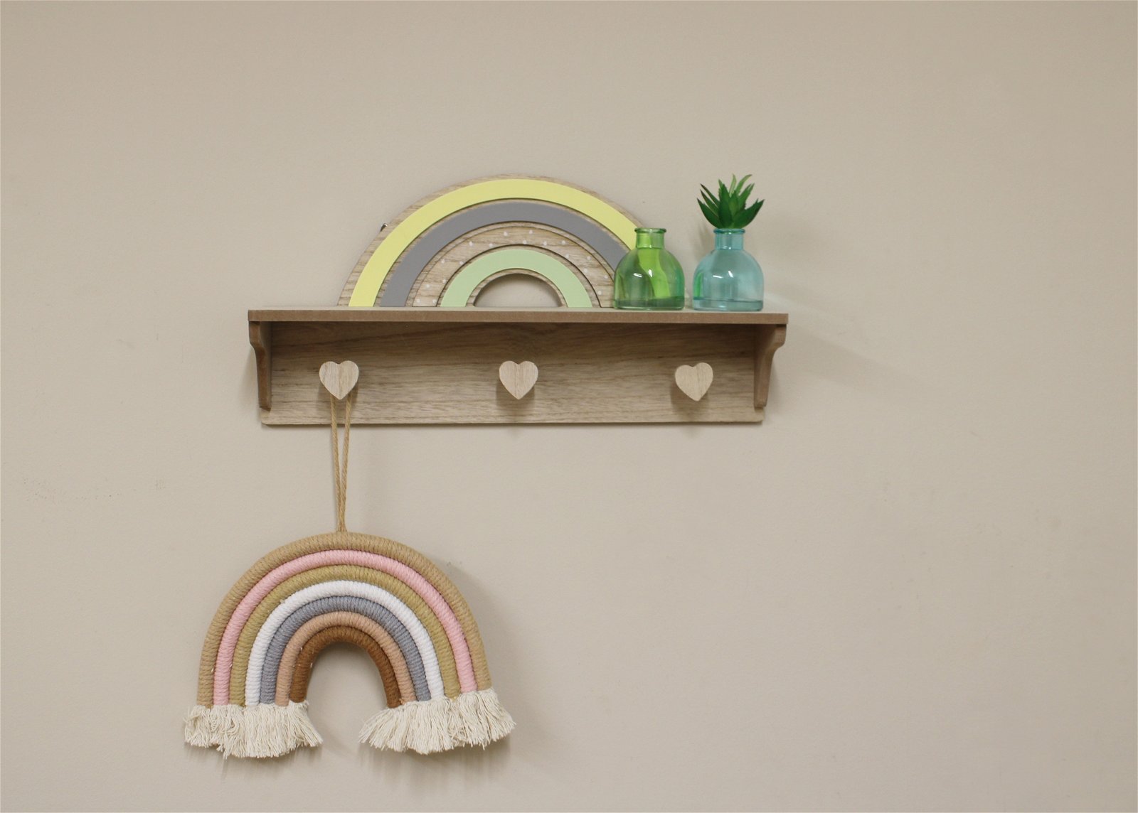 View Rainbow Shelf with Hooks information