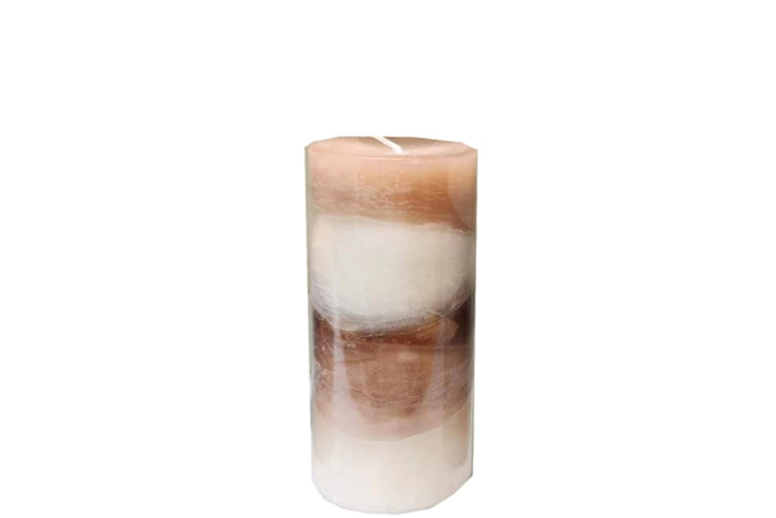 View Caramel Ombre Pillar Candle information