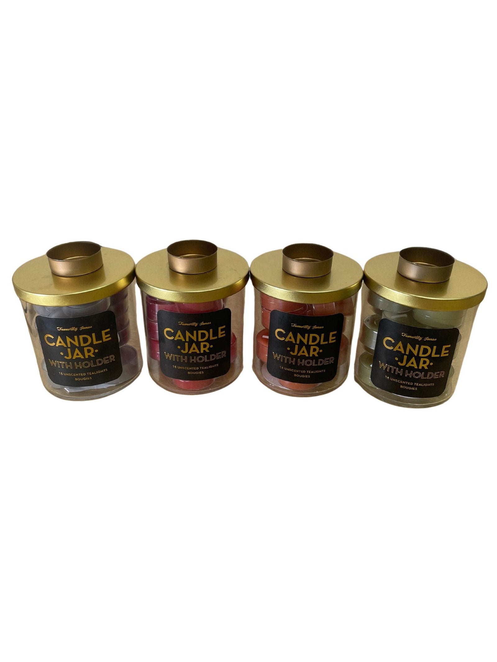 View Multi Coloured Scented Tea Light Candles Pack of 4 information