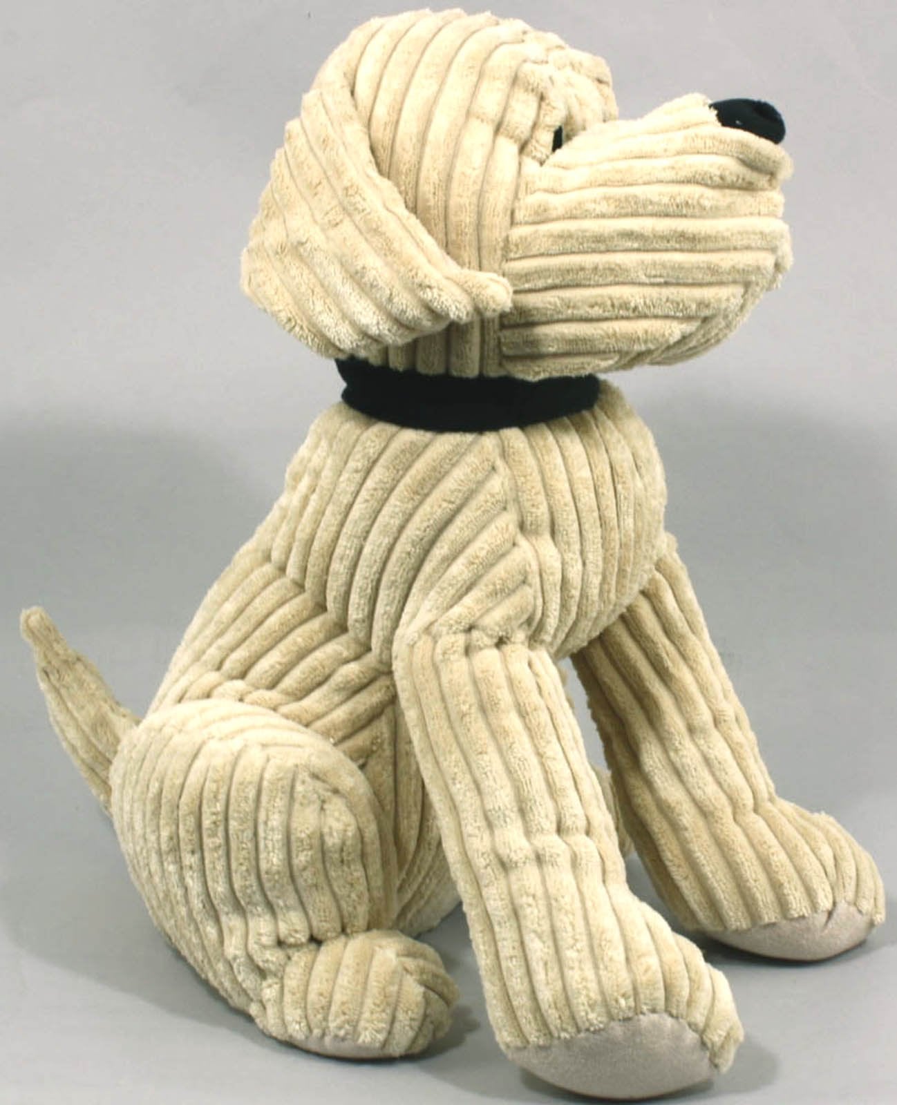 View Large Gold Ribbed Dog Doorstop information