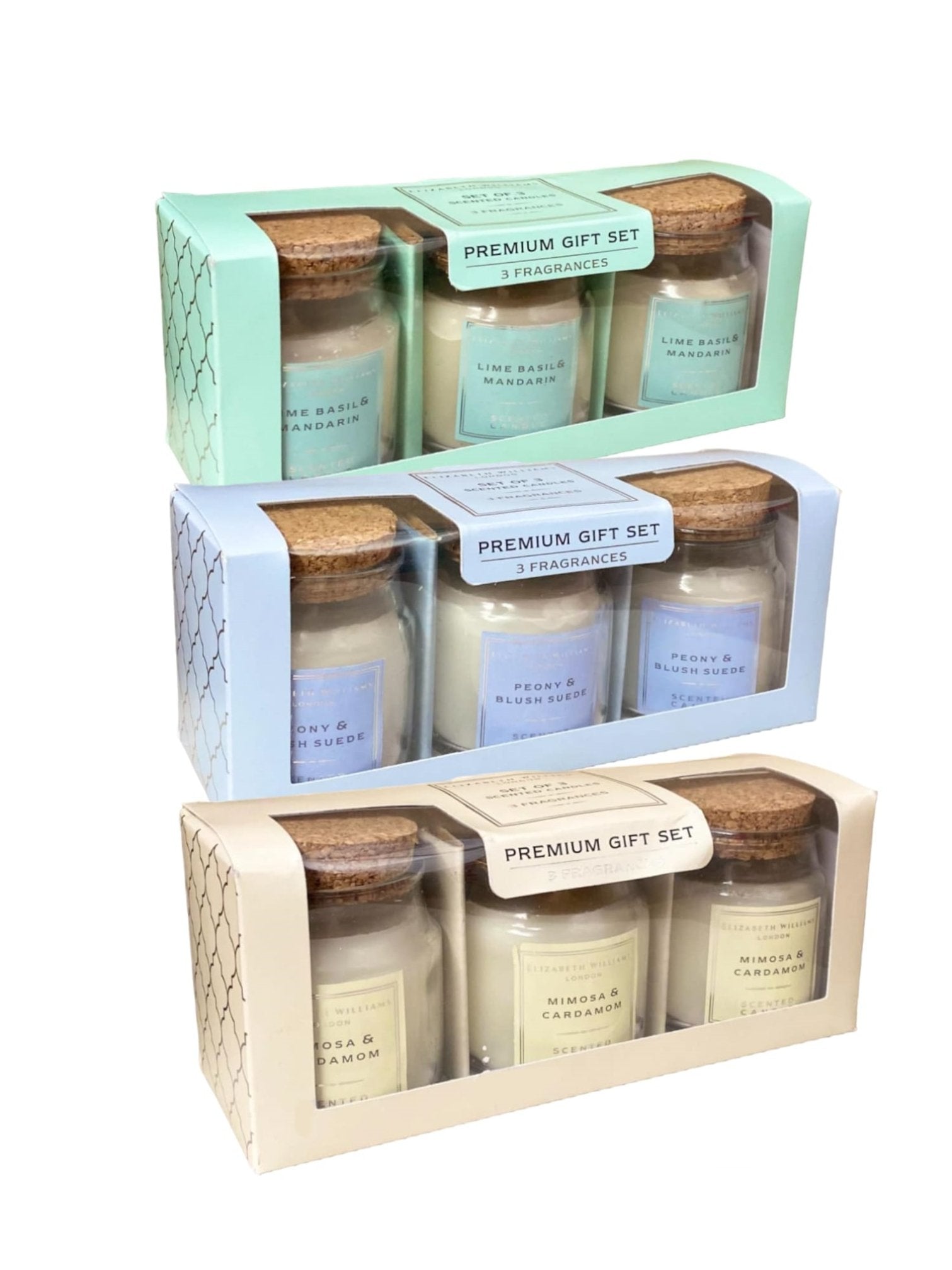 View Six Sets of Trio Candle Gift Box information