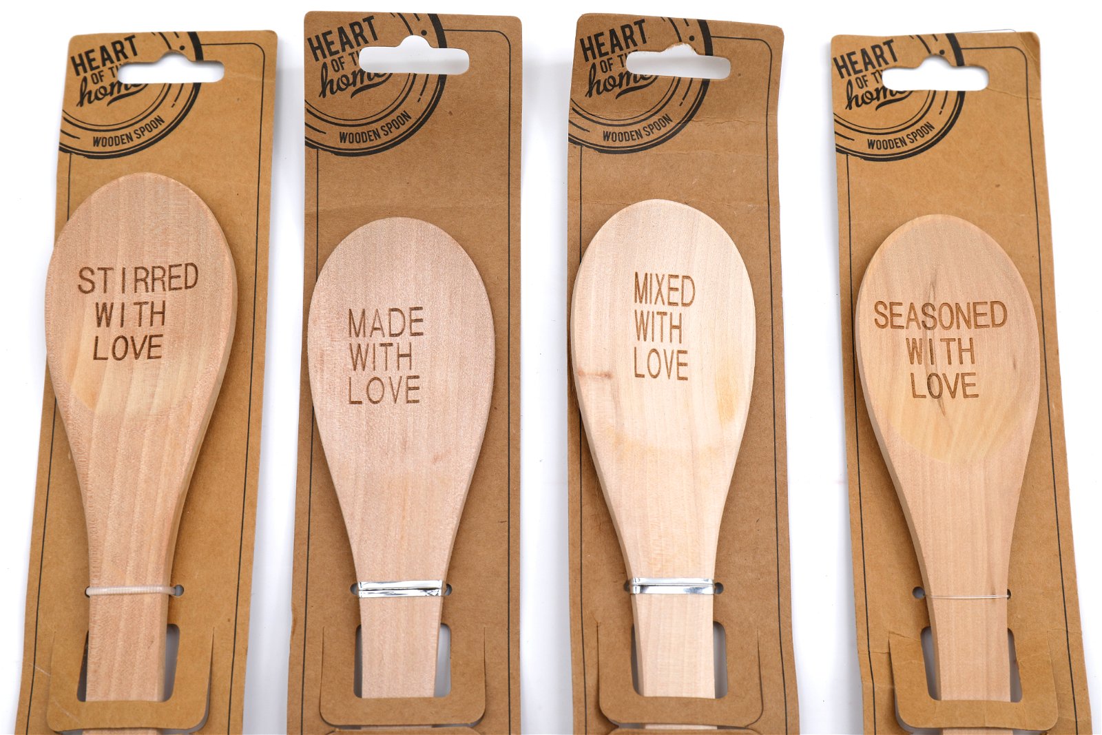 View Set of Four Wooden Spoons information