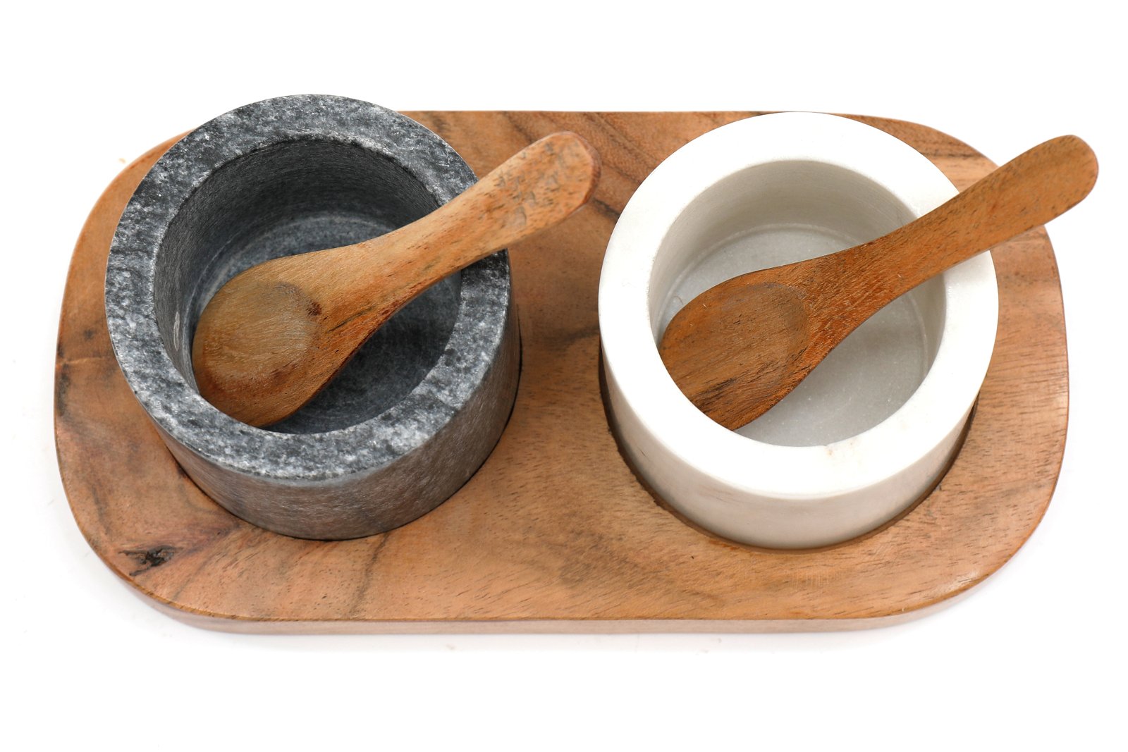 View Marble Salt and Pepper Bowls information