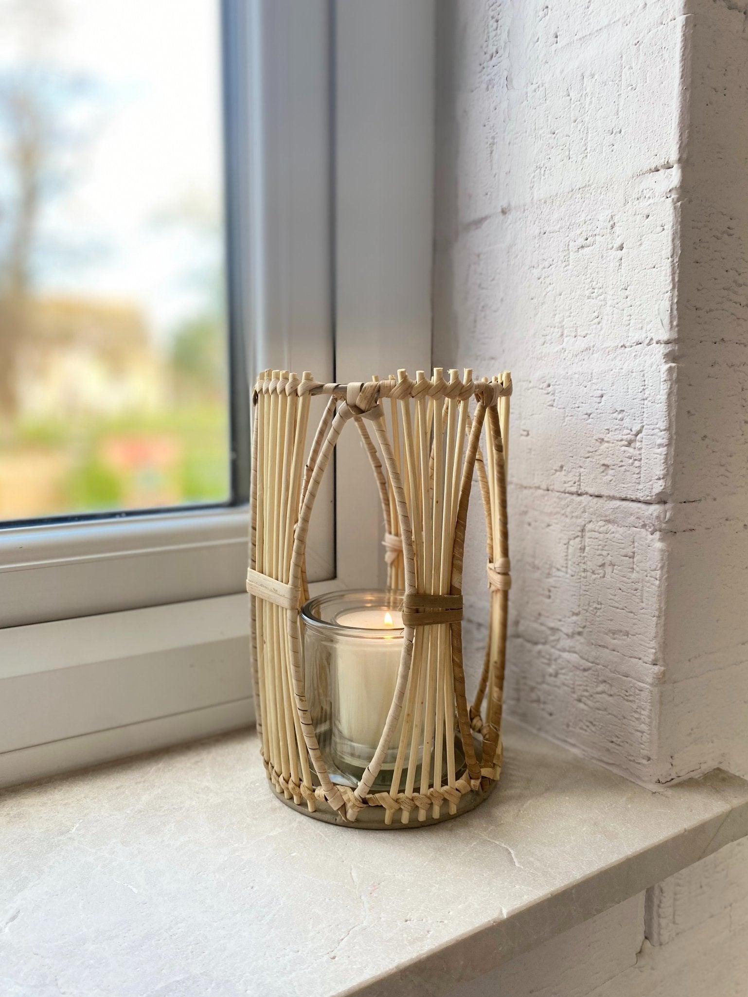 View Rattan Candle Holder Small information