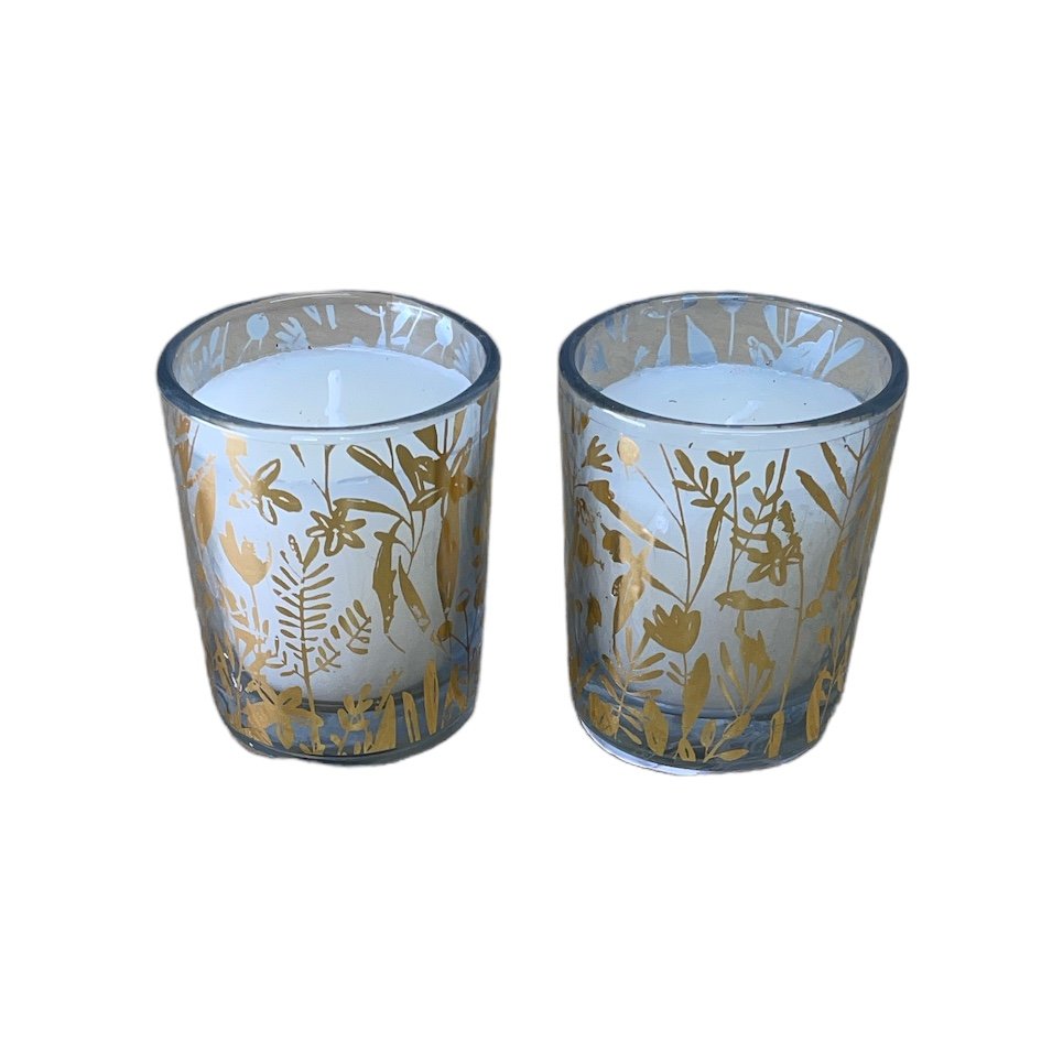 View Scented Leaf Votive Candles Pack of 2 information