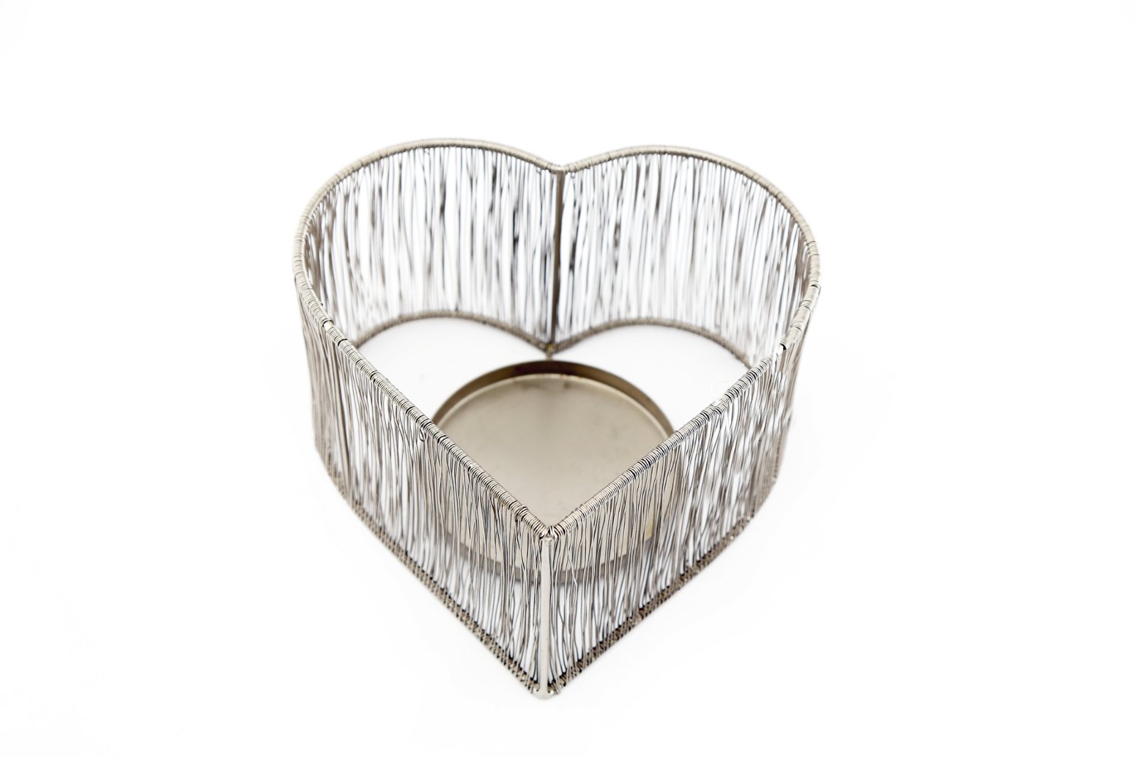 View Silver Heart Tealight Holder information