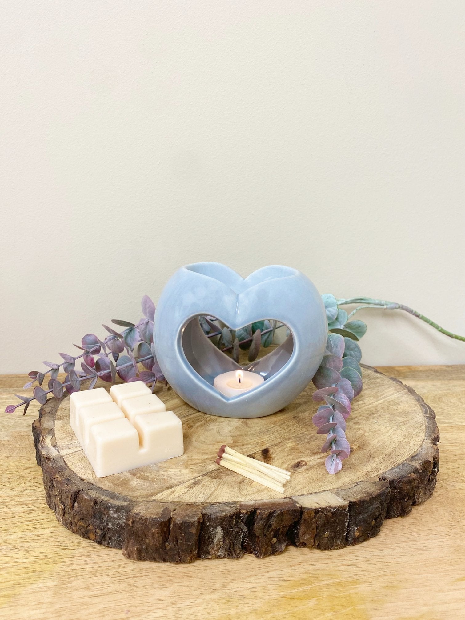 View Grey Heart Oil or Wax Warmer information