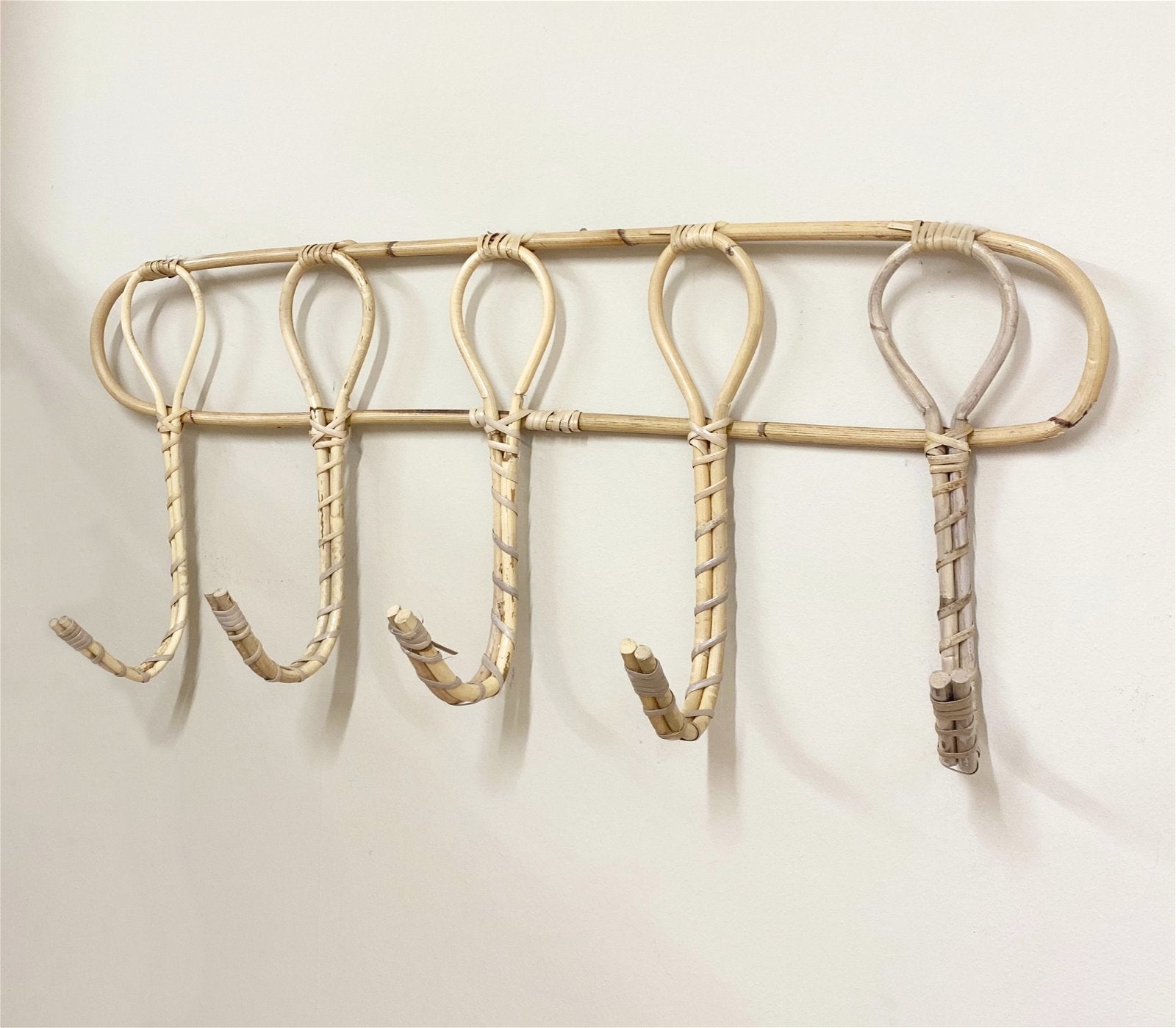 View Wall Mounted Rattan Hooks information