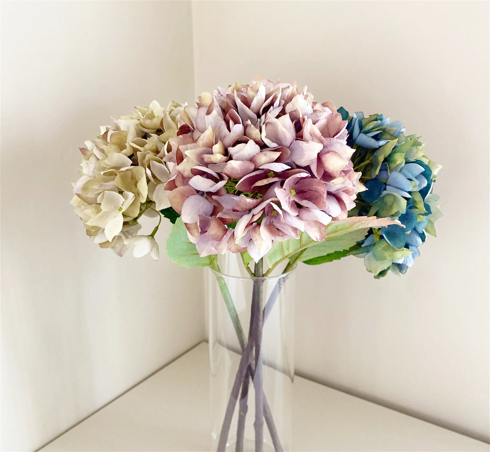 View Set of Four Artificial Hydrangeas information