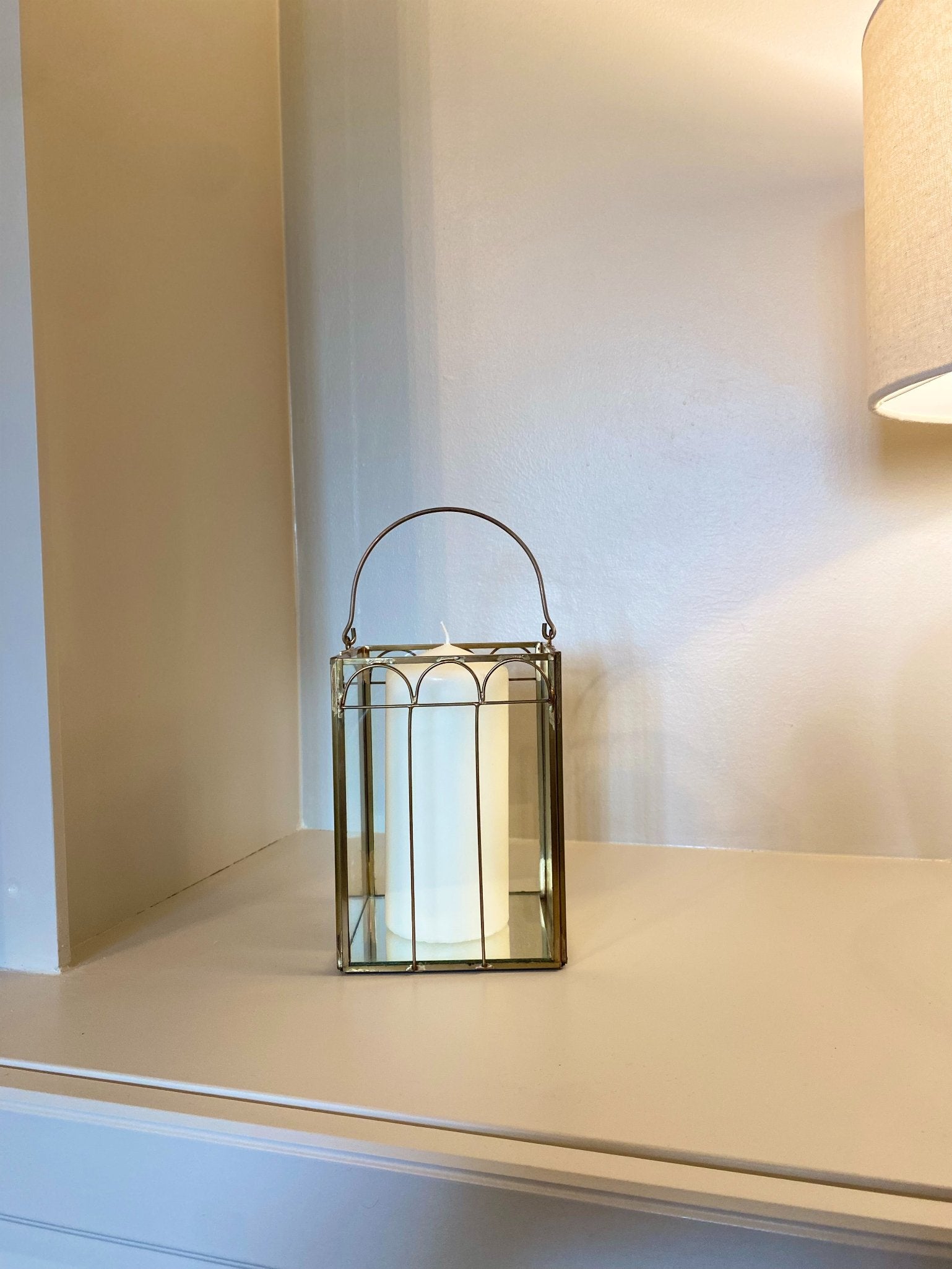 View Mirrored Candle Lantern information