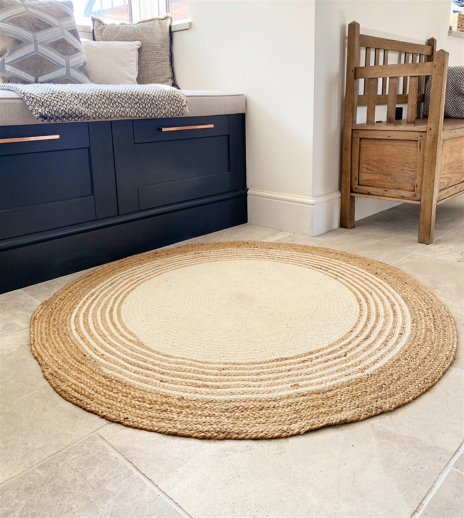 View Round Cotton Braided Rug information