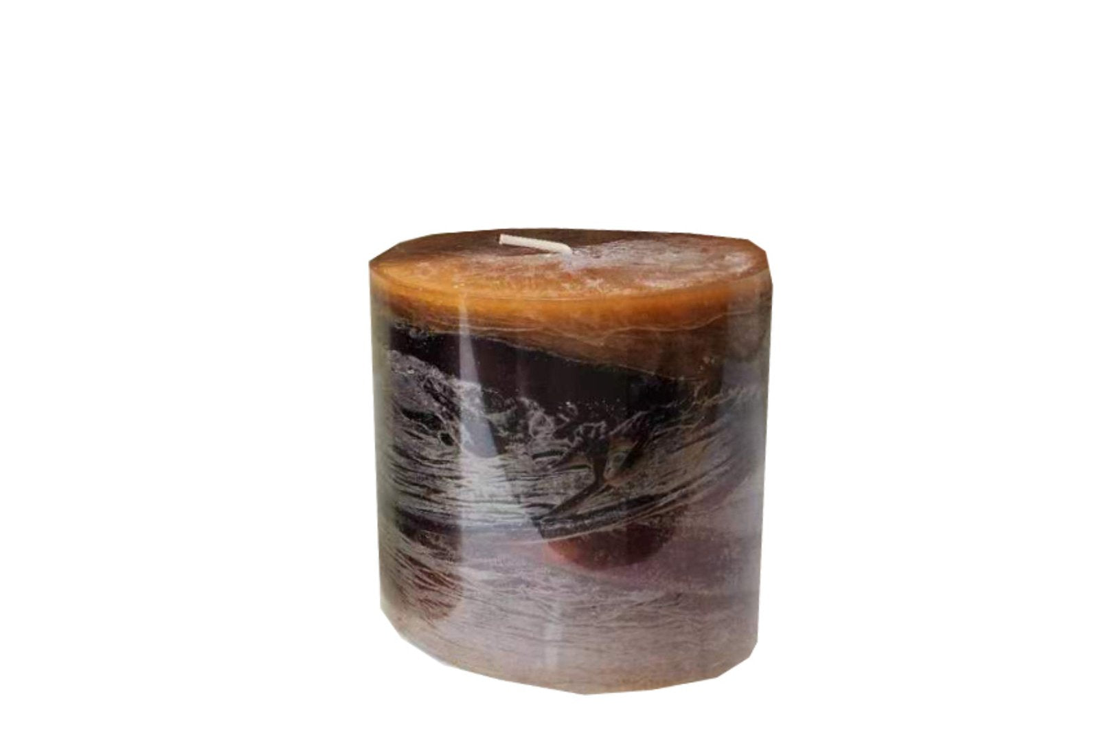 View Brown Ombre Pillar Candle Short information