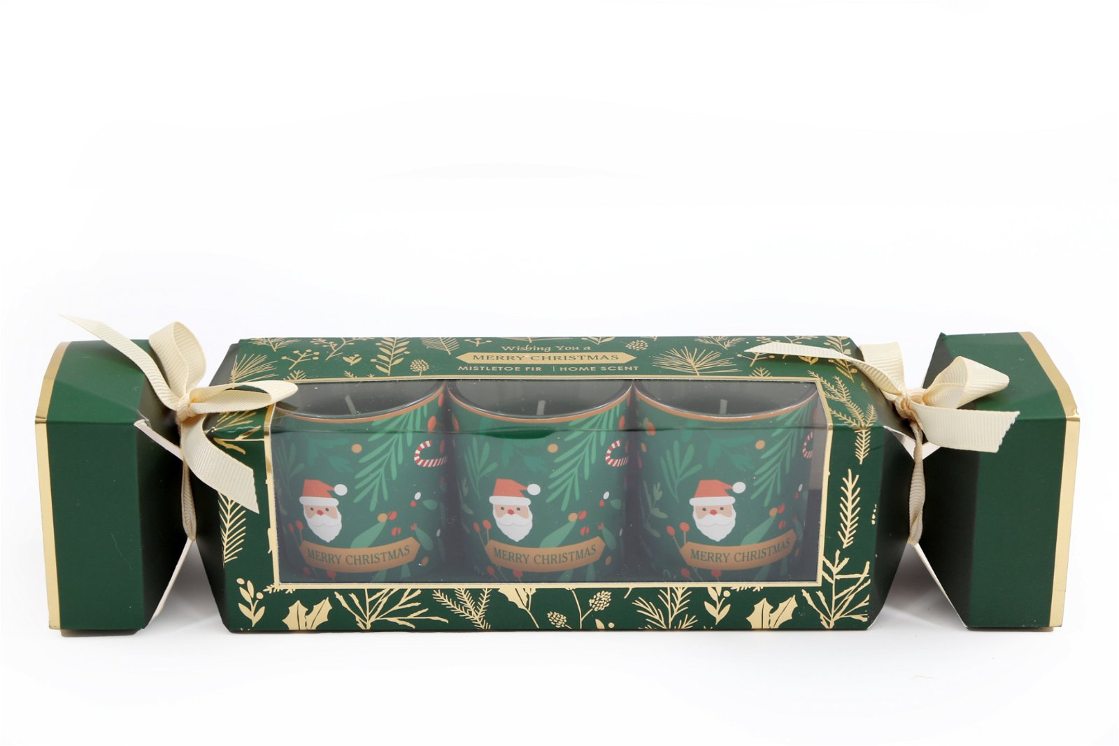 View Cracker Giftbox with Mistletoe Fir Candlepots information
