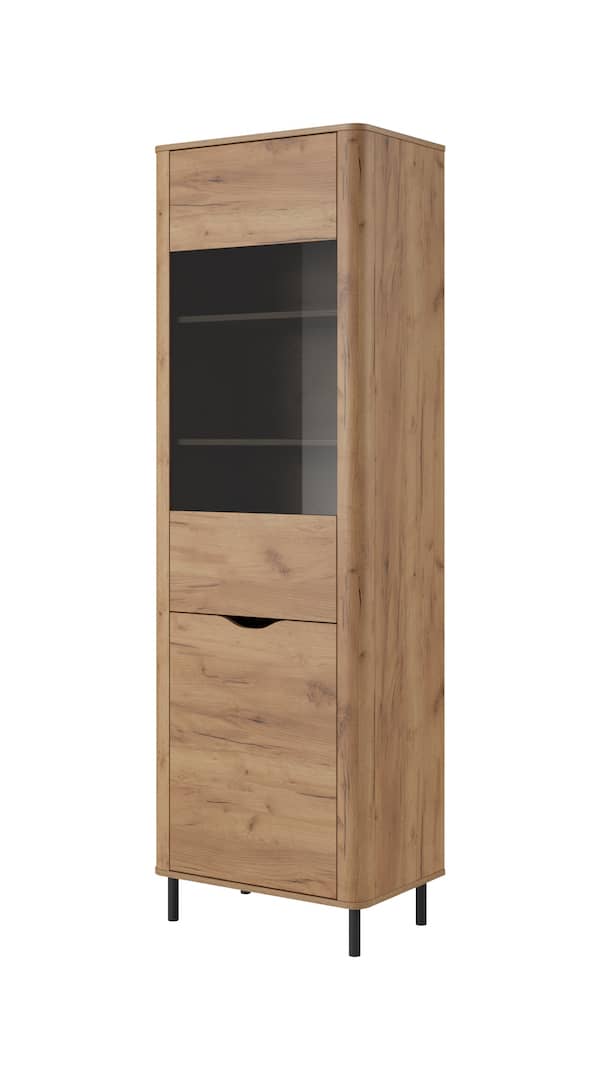 View Santi Tall Display Cabinet 63cm information