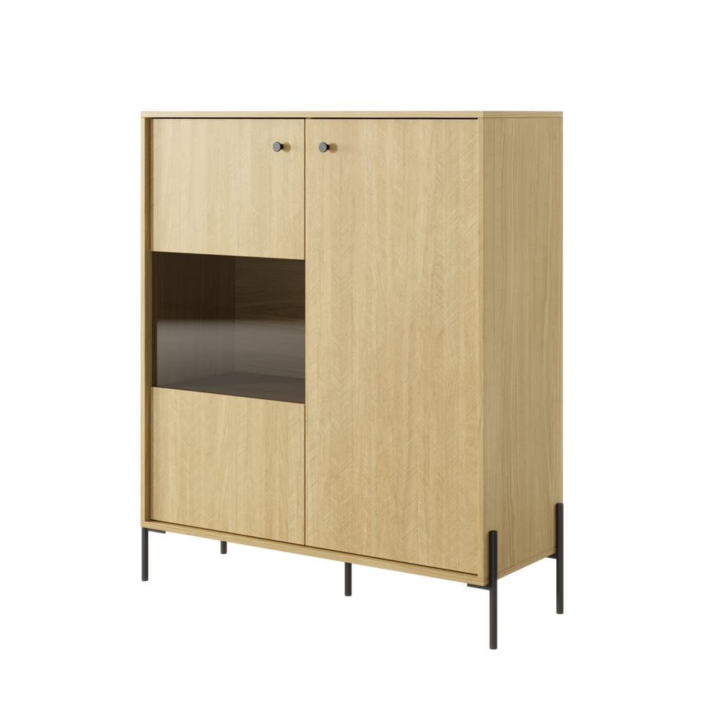 View Scandi Display Cabinet 107cm information