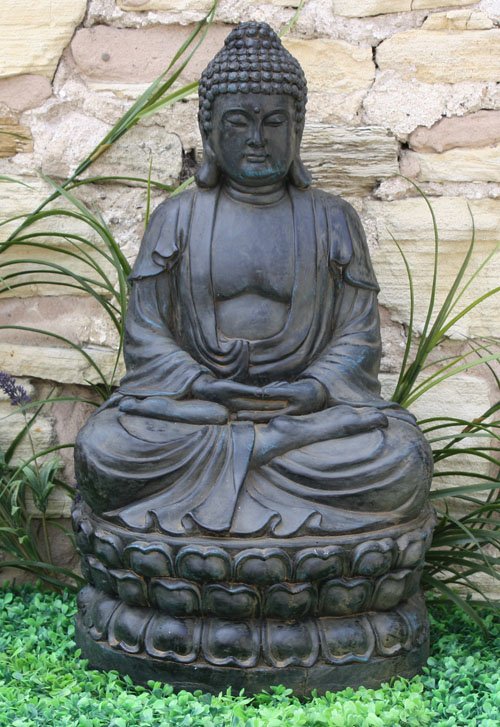 View Meditating Sitting Buddha Large Statue information