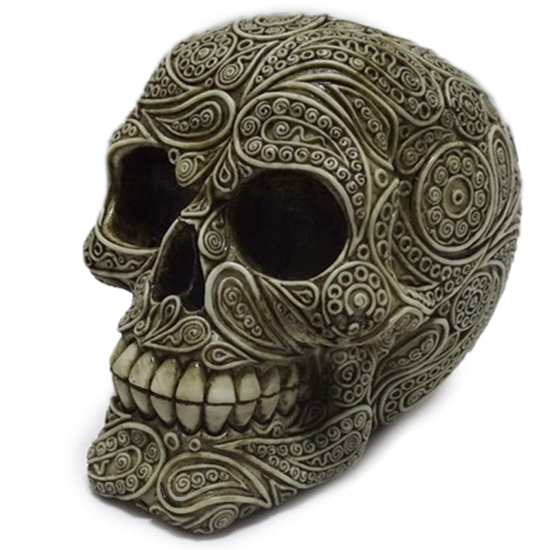 View Damask Skull Ornament information
