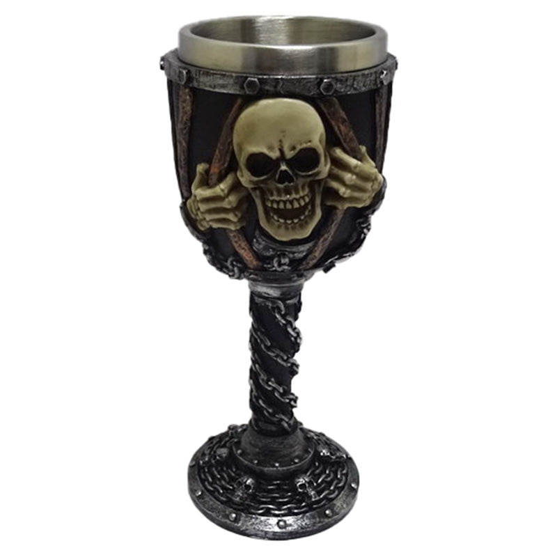 View Decorative Goblet Skull in Chains information