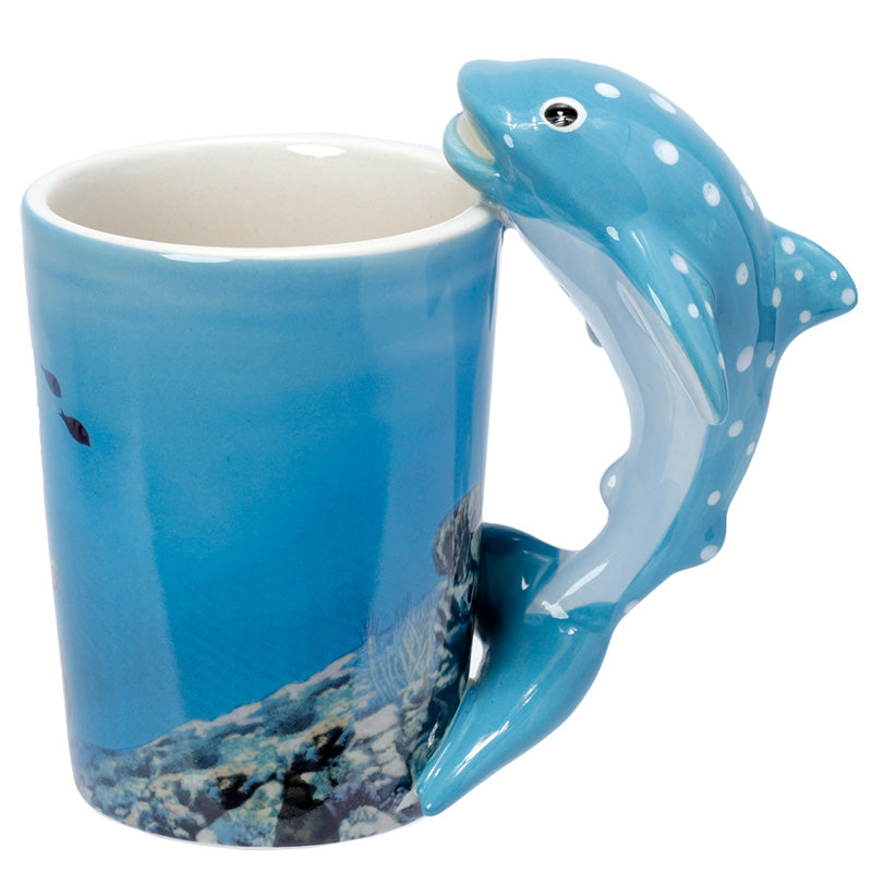 View Fun Collectable Whale Shark Shaped Handle Ceramic Mug information